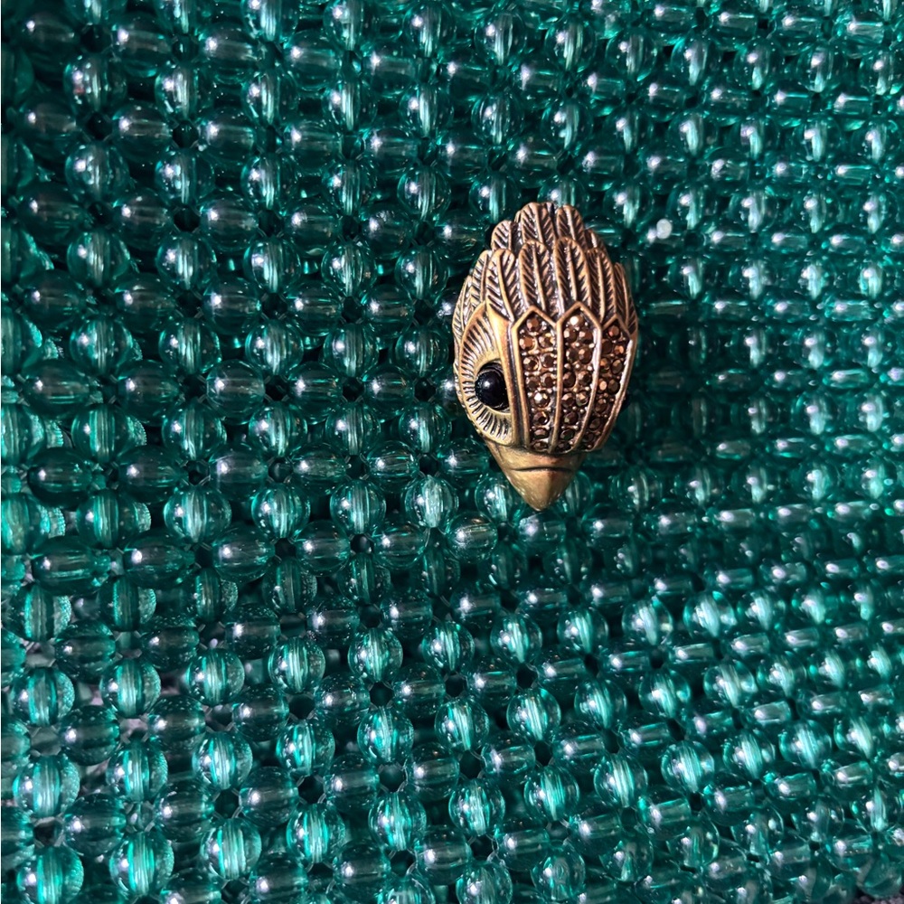 Kurt Geiger Emerald Beaded Shoulder Bag - Picture 2 of 8